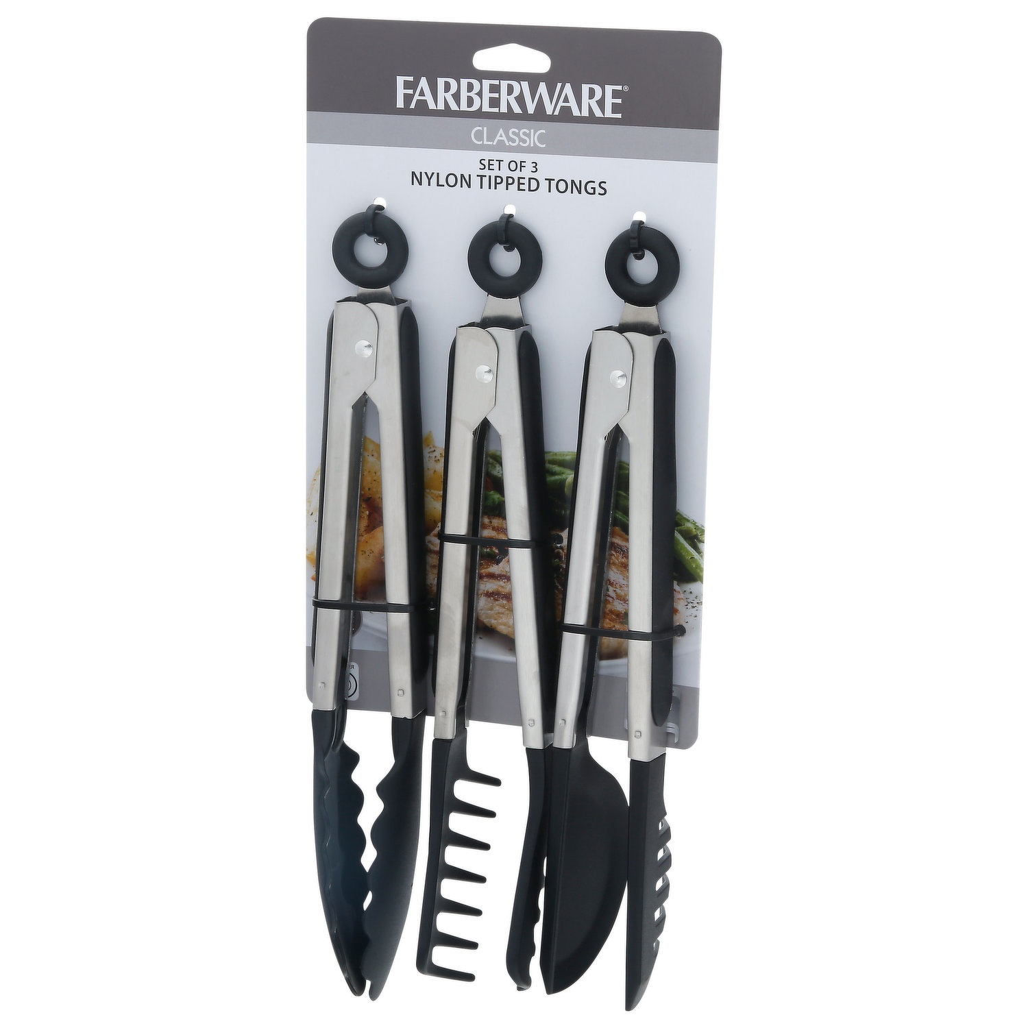 Farberware Barbecue Grill Brushes, Set of 3, Black