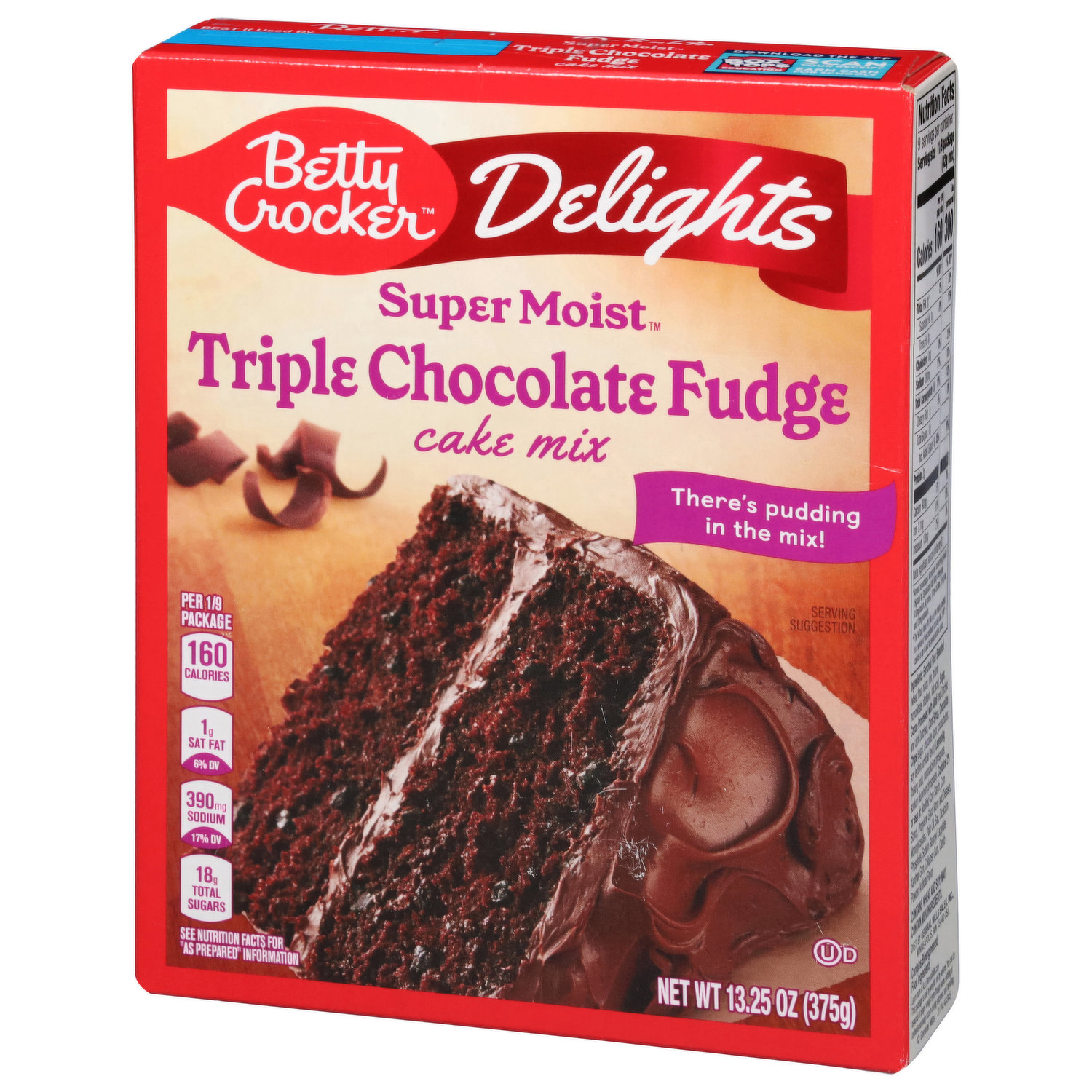 Betty Crocker Favorites Fudge Brownie Mix, Family Size, 16.3 oz 