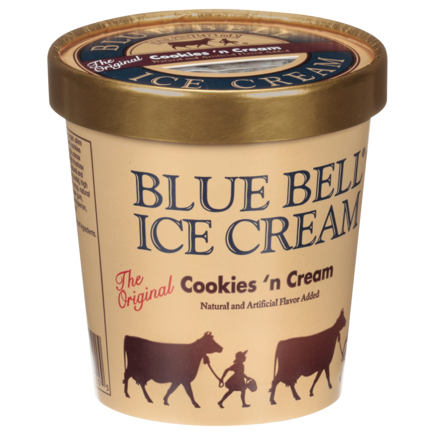 Blue Bell Homemade Vanilla Ice Cream 0.5 gal tub, Ice Cream