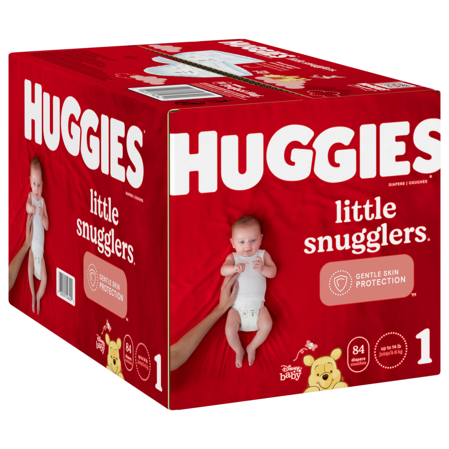 Huggies Little Snugglers Diapers, Disney Baby, 1 (Up to 14 lb) - 32 diapers