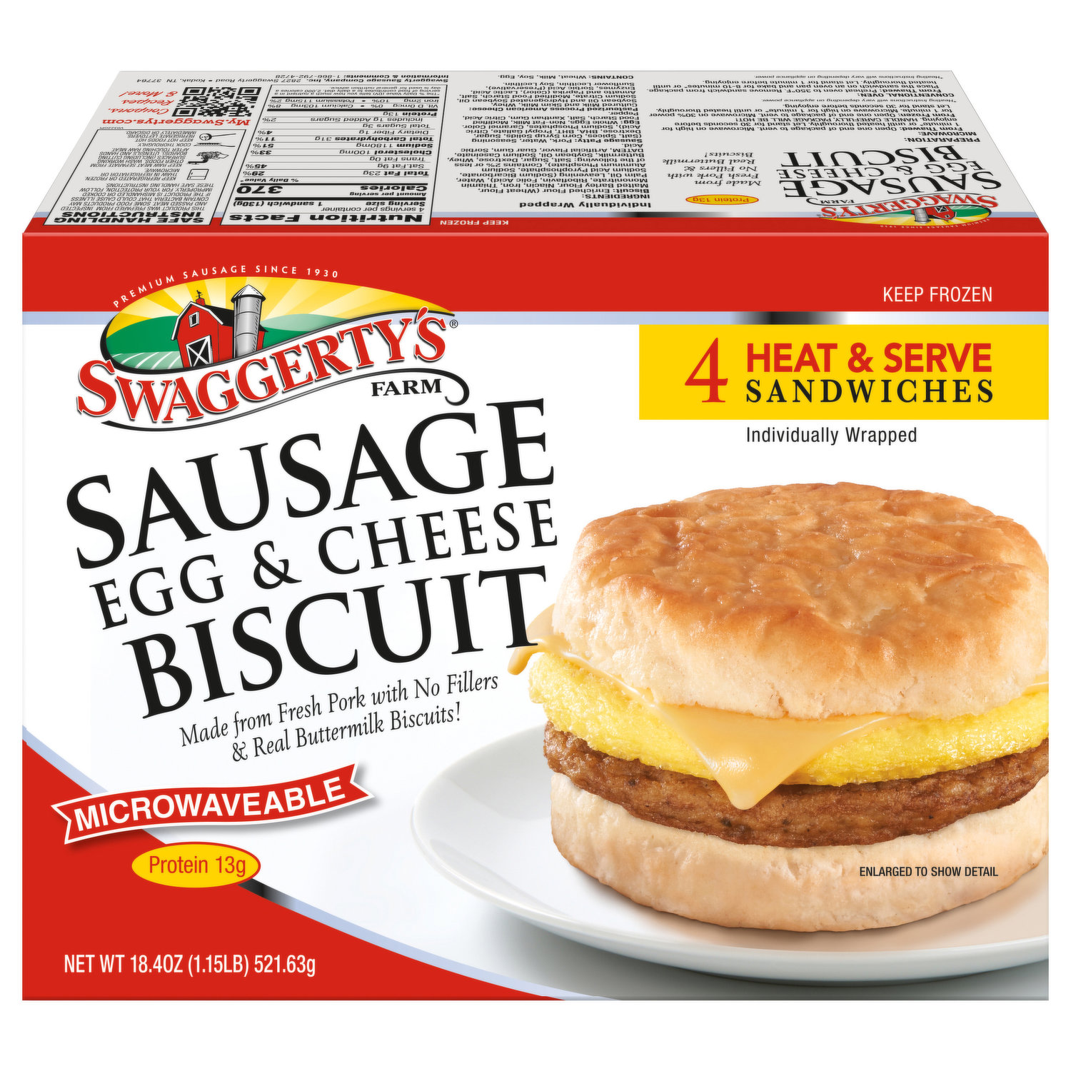 Sausage Egg & Cheese Biscuit Breakfast Sandwiches - Catz in the Kitchen