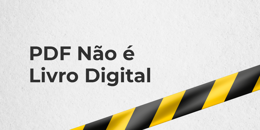 pdf não é livro digital