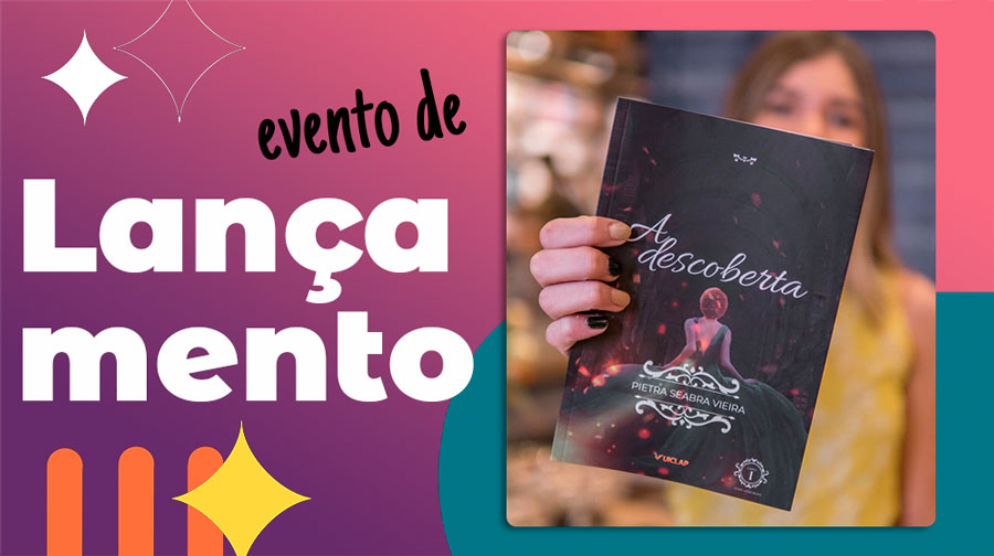 Pietra Seabra Vieira, 14 anos, marca sua estreia no circuito literário com o livro "A Descoberta"