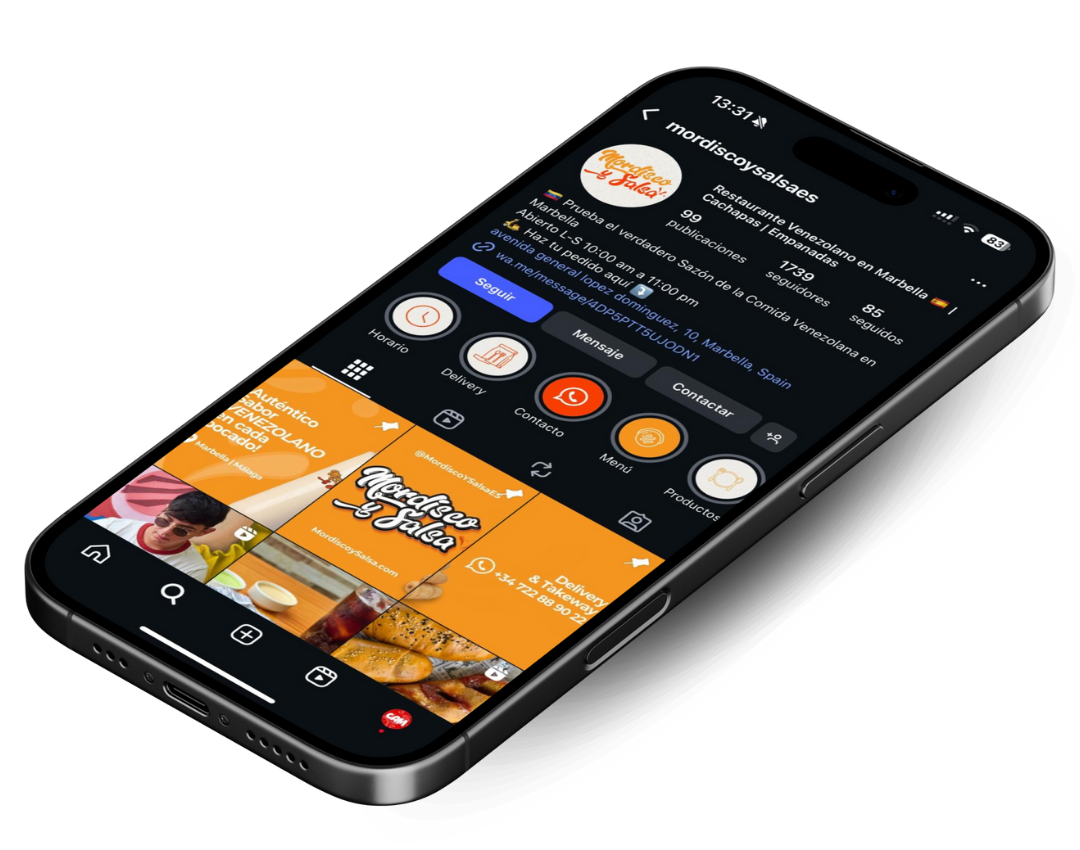 Detalle de nuestro Instagram