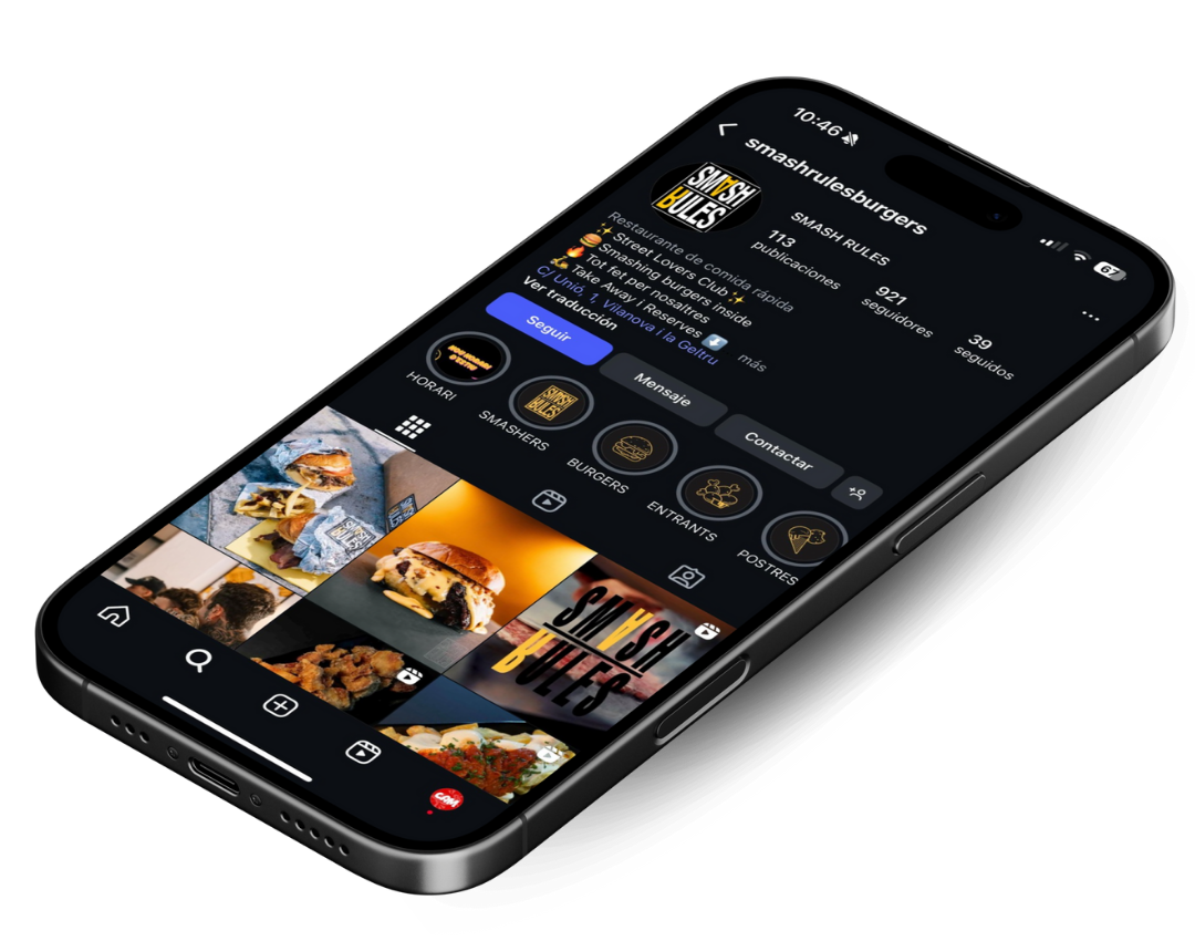 Detalle de nuestro Instagram