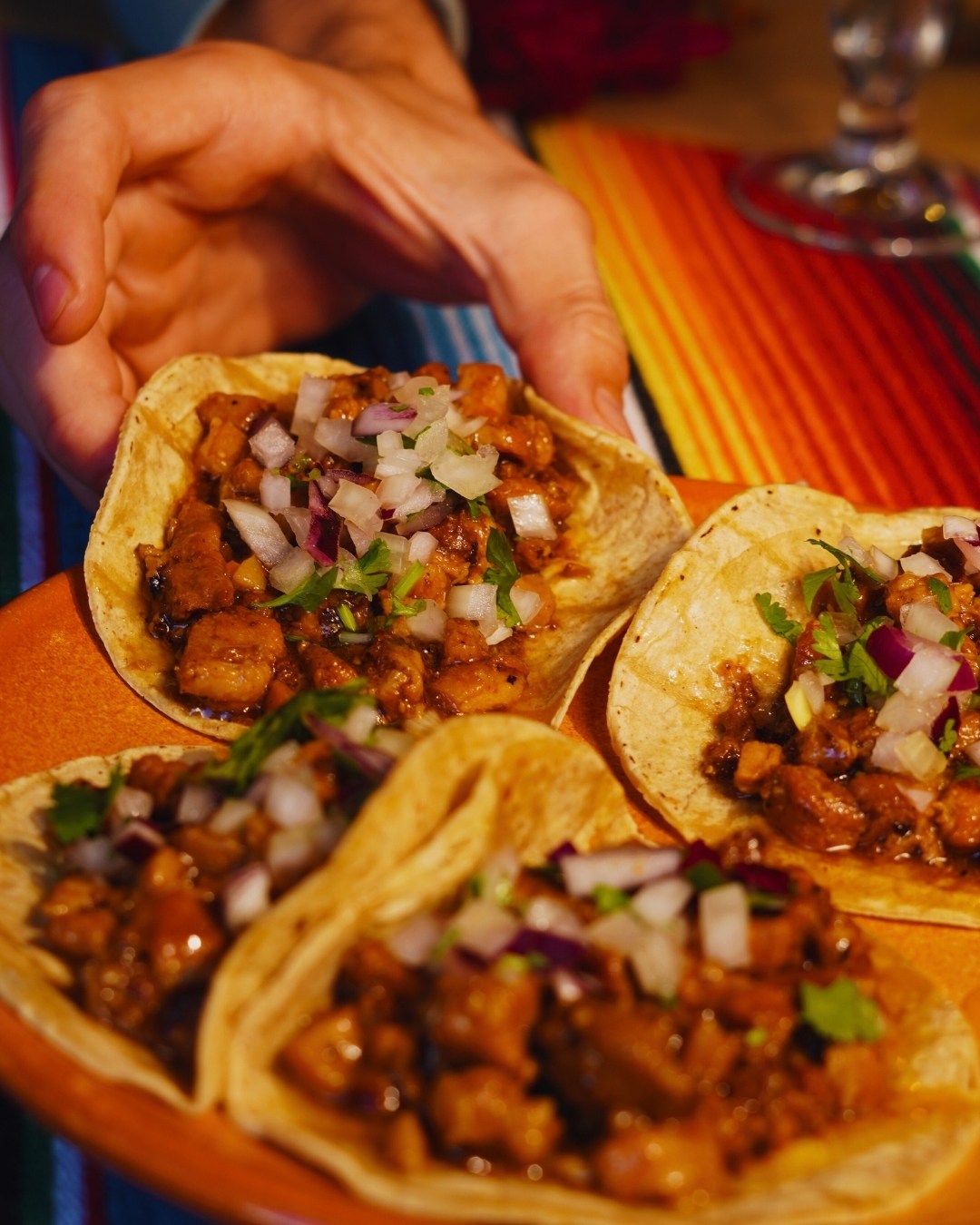 Tacos De Tinga De Pollo