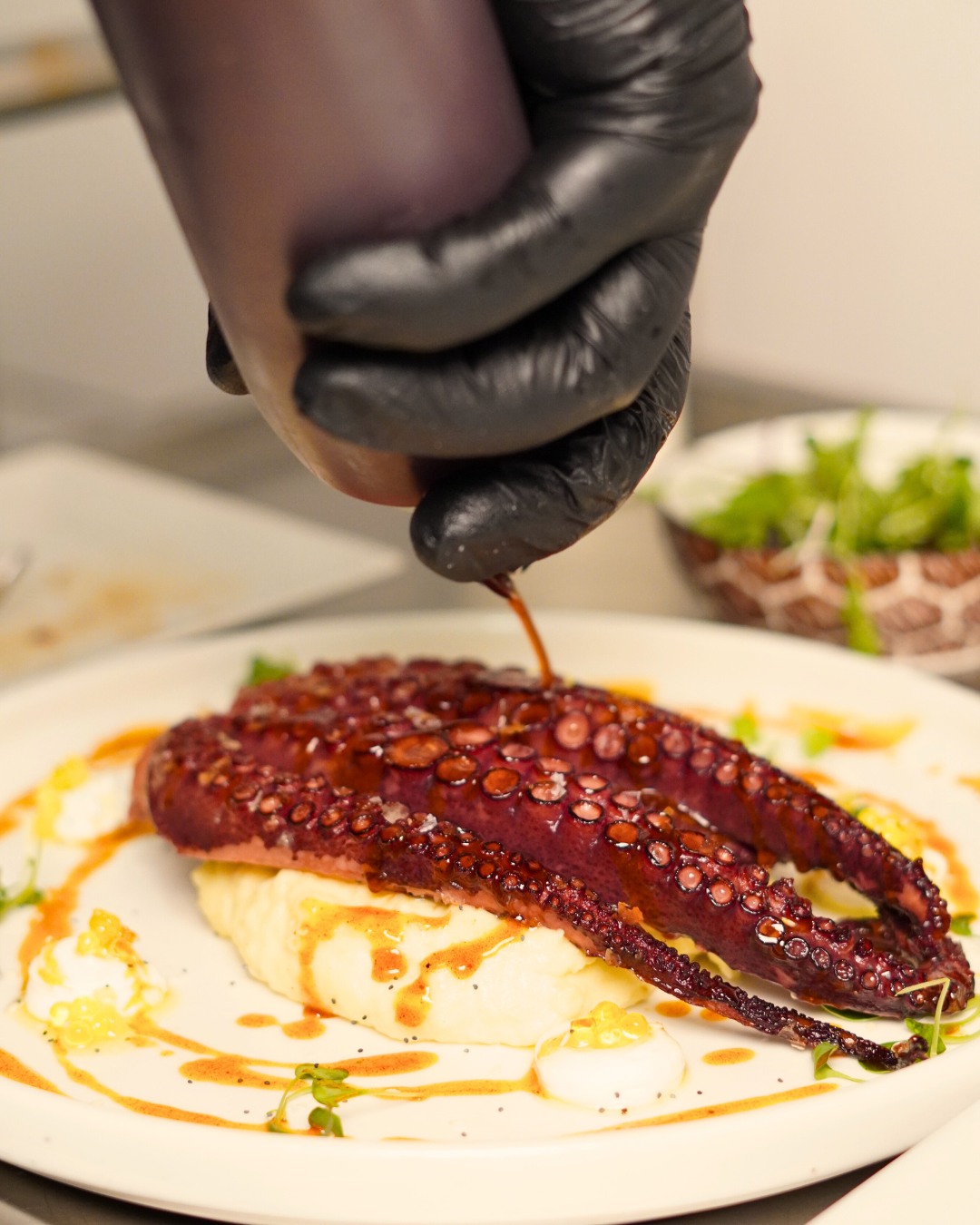 Pulpo a la gallega al estilo del chef