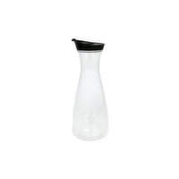 Acrylic Juice Jar Black Lid 36 oz, 1 Each