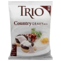 Trio Country Gravy Mix, 22 Ounce