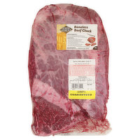 Choice Bonelesss Beef Chuck Roll, 17.05 Pound