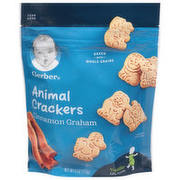 Gerber Animal Crackers, Cinnamon Graham, 6 Ounce