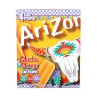 AriZona Ice Pops, Mucho Mango, 4 Each