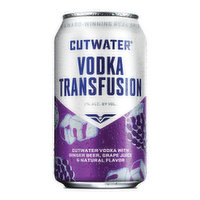 Cutwater Vodka Transfusion, Grape, 48 Ounce