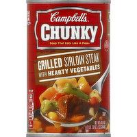 CAMPBELLS Soup, Grilled Sirloin Steak, with Hearty Vegetables, 18.8 Ounce