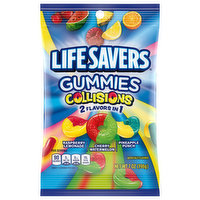 Life Savers Gummies, Collisions, 2 Flavors in 1, 7 Ounce
