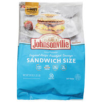 Johnsonville Breakfast Sausage, Original Recipe, Sandwich Size, 20 Ounce