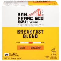 San Francisco Bay Coffee, Breakfast Blend, 30 Each