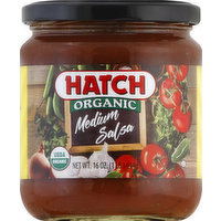 Hatch Salsa, Organic, Medium, 16 Ounce