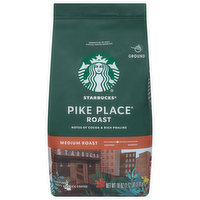 Starbucks Coffee, 100% Arabica, Ground, Medium Roast, Pike Place Roast, 18 Ounce