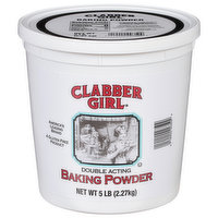 Clabber Girl Baking Powder, Double Acting, 5 Pound