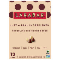 Larabar Fruit & Nut Bar, Chocolate Chip Cookie Dough, 12 Each