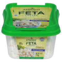 Athenos Cheese, Feta, Traditional, Crumbled, 6 Ounce