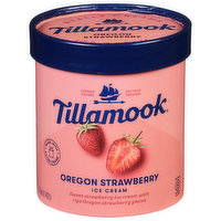 Tillamook Ice Cream, Oregon Strawberry, 1.5 Quart