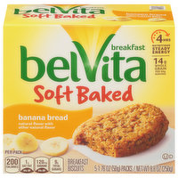 belVita Breakfast Biscuits, Banana Bread, Soft Baked, 8.8 Ounce