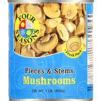 Four Seasons Mushrooms, Pieces & Stems, 1 Pound