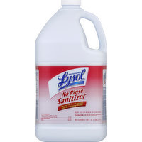 Lysol Sanitizer, No Rinse, 128 Ounce