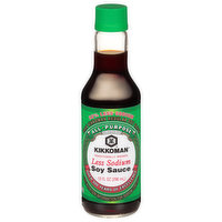 Kikkoman Soy Sauce, Less Sodium, 10 Fluid ounce