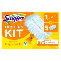 Swiffer Swiffer Dusters Starter Kit, Kit Includes 1 Handle and 5 Dusters, 1 Each