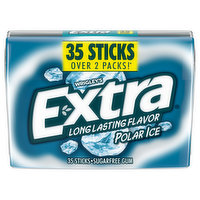 Extra Gum, Sugarfree, Polar Ice, 35 Each