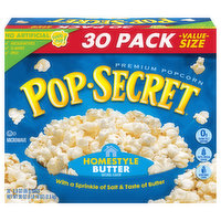 Pop-Secret Popcorn, Premium, Homestyle Butter, Value Size, 30 Pack, 30 Each