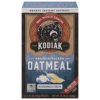 Kodiak Oatmeal, Blueberries & Cream, Protein-Packed, 10.56 Ounce