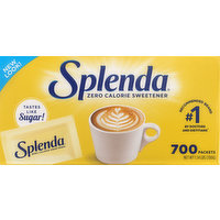 Splenda Sweetener, Zero Calorie, Packets, 700 Each