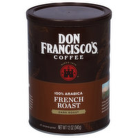 Don Francisco's Coffee, 100% Arabica, French Roast, Dark Roast, 12 Ounce