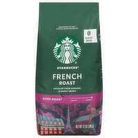 Starbucks Coffee, Whole Bean, Dark Roast, French Roast, 12 Ounce