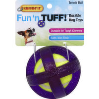 Ruffin' It Dog Toy, Tennis Ball, Durable, 1 Each