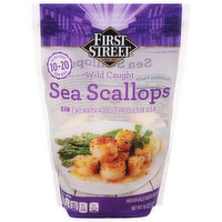 First Street Sea Scallops, Wild Caught, 16 Ounce