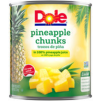 Dole Pineapple Chunks in 100% Pineapple Juice, 106 Ounce