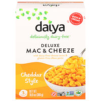 Daiya Mac & Cheeze, Dairy Free, Cheddar, Deluxe, 10.6 Ounce