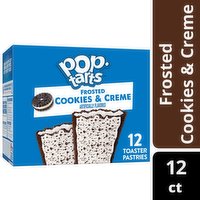 Pop-Tarts Toaster Pastries, Cookies and Creme, 12 Each