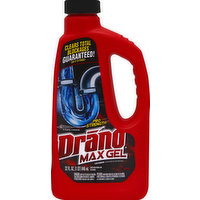 Drano Clog Remover, Max Gel, Pro Strength, 32 Ounce