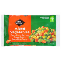 First Street Mixed Vegetables, 40 Ounce