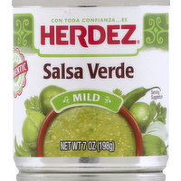Herdez Salsa Verde, Mild, 7 Ounce