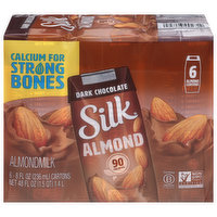 Silk Almond, Dark Chocolate, 6 Each