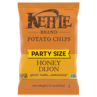 Kettle Brand Potato Chips, Honey Dijon, Party Size, 13 Ounce