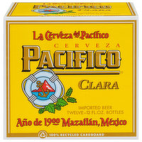 Pacifico Beer, Imported, Clara, 12 Each