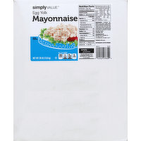 Simply Value Mayonnaise, Egg Yolk, 480 Ounce